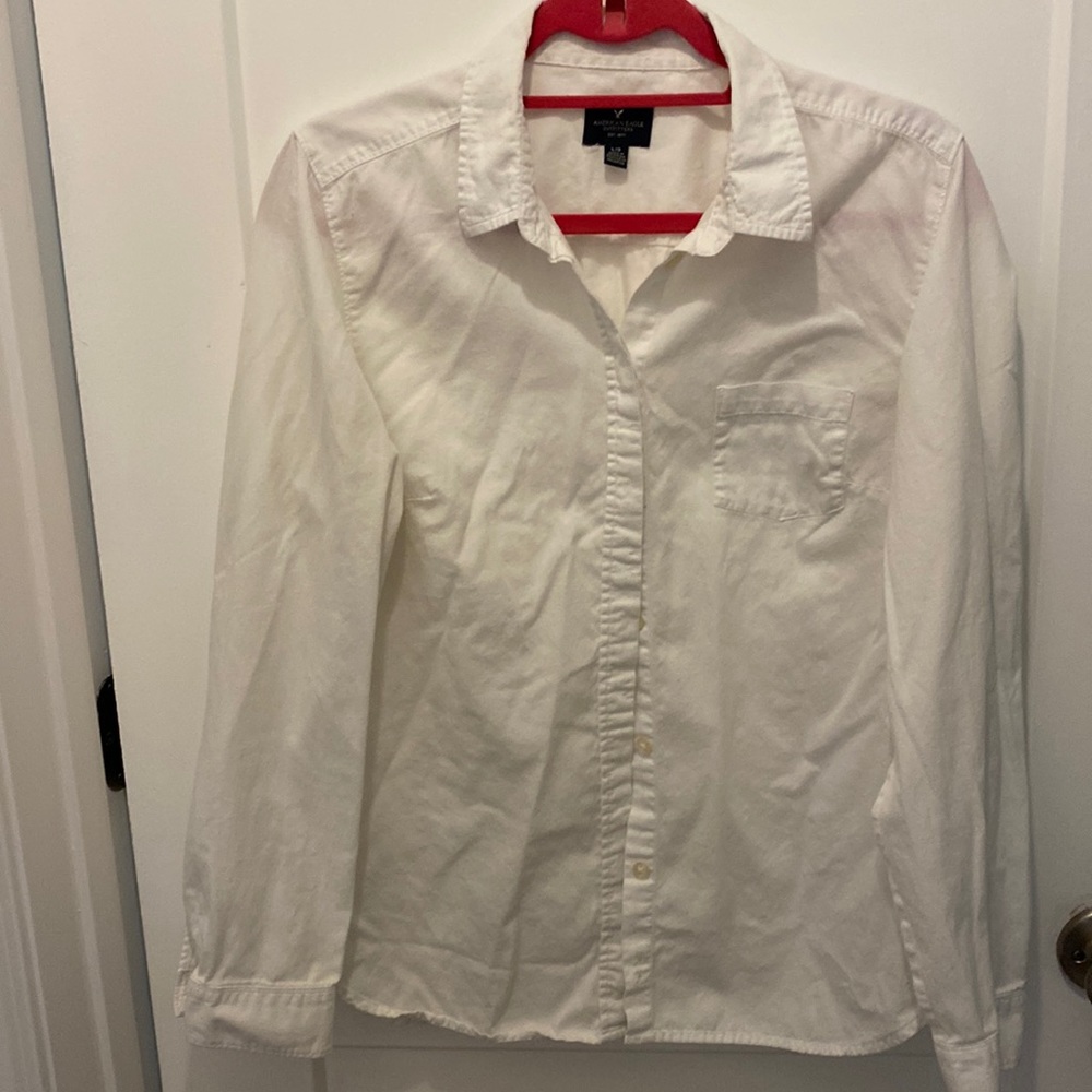 White American eagle 🦅 button down shirt great condition